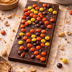 Funhouse Milk Chocolate Peanut Butter Candy Chocolate Bar | Box of 8